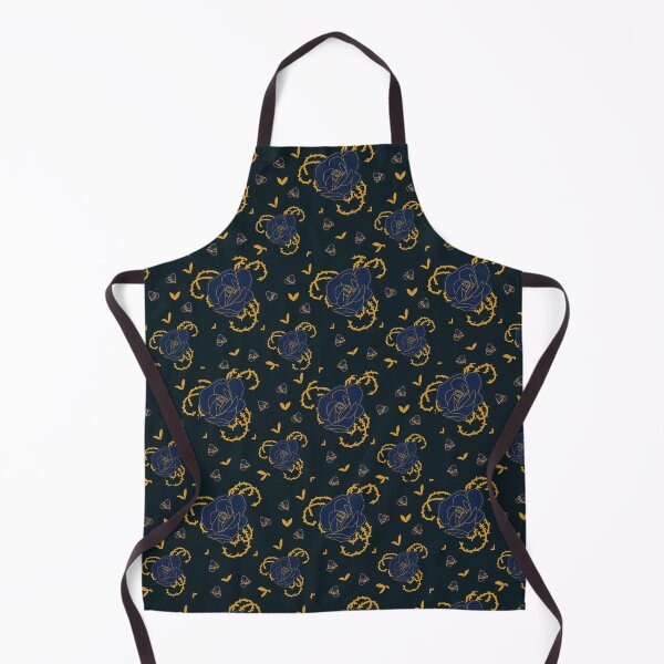 Item preview, blue flowers with yellow leaves designed and sold by merishop07.