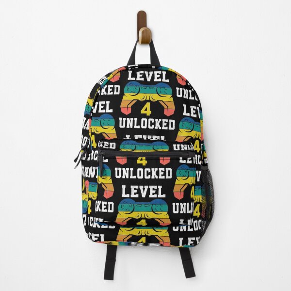 Item preview, Level 4 Unlocked, 4th Gamer Birthday Distressed designed and sold by Fabvity.