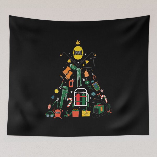 Item preview, Welder Machine Tree Funny Christmas Welder Club designed and sold by patroart.