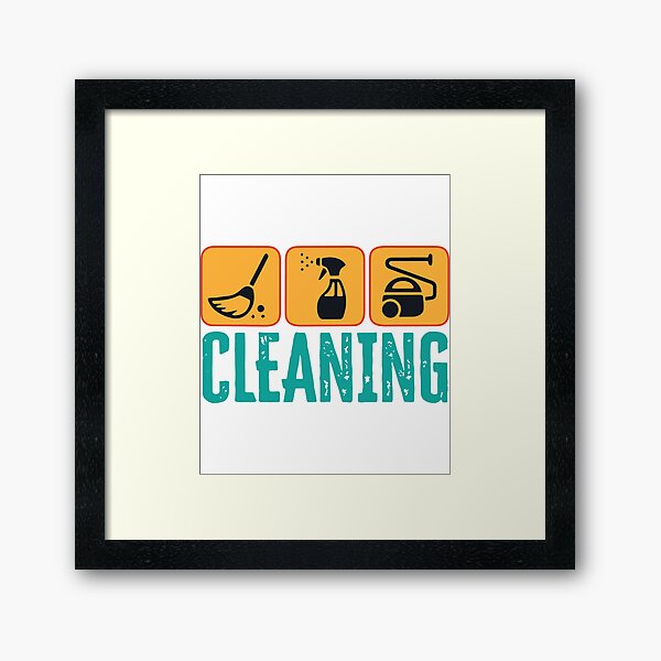 Item preview, Cleaning equipment icons Declutter Uniform, Funny designed and sold by bobbygwaters.