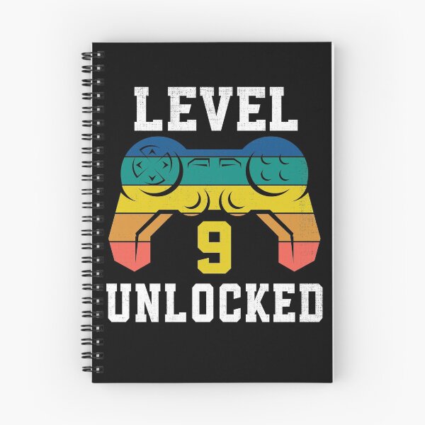 Item preview, Level 9 Unlocked, 9th Gamer Birthday Distressed designed and sold by Fabvity.