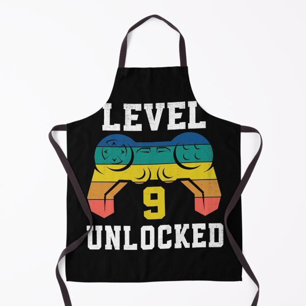 Item preview, Level 9 Unlocked, 9th Gamer Birthday Distressed designed and sold by Fabvity.