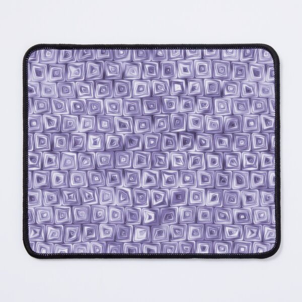 Item preview, Tiny Purple Lavender Lilac Squiggly Swirly Spiral Squares designed and sold by James-Cole.