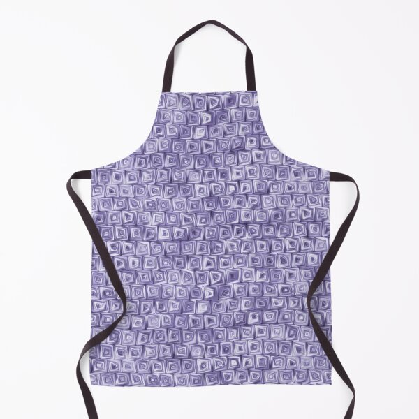 Item preview, Tiny Purple Lavender Lilac Squiggly Swirly Spiral Squares designed and sold by James-Cole.