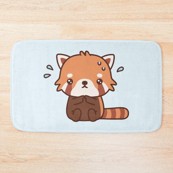 Item preview, Cute Nervous Little Red Panda designed and sold by rustydoodle.