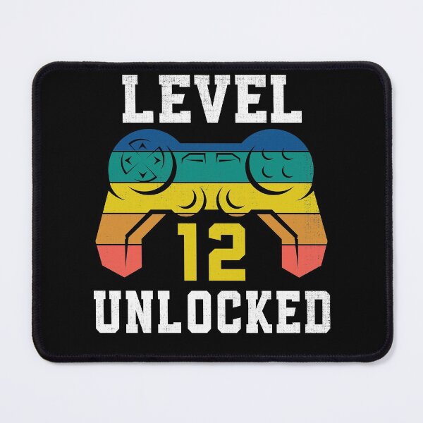 Item preview, Level 12 Unlocked, 12th Gamer Birthday Distressed designed and sold by Fabvity.