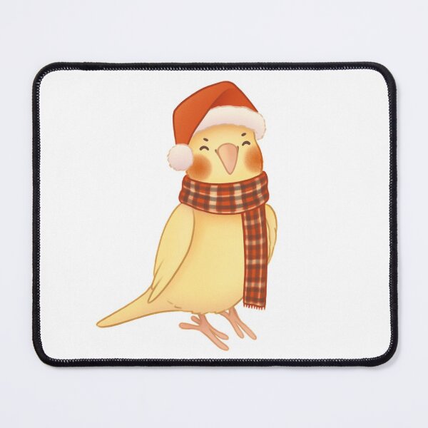Item preview, Cozy Christmas Cockatiel designed and sold by Shanman-Art.