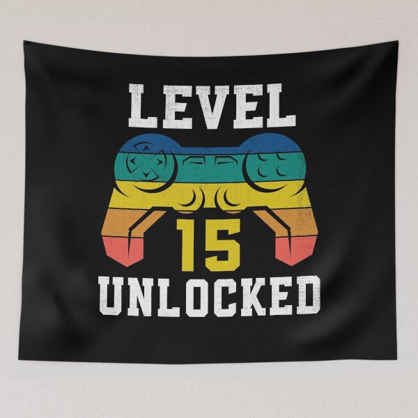 Artikelvorschau, Level 15 freigeschaltet, 15. Spielergeburtstag in Not entworfen und verkauft von Fabvity.