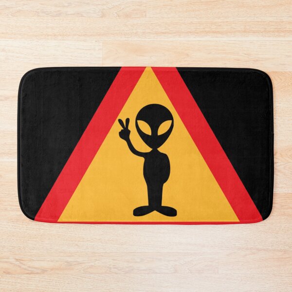 Item preview, alien yield sign. designed and sold by cheechlaroo13.