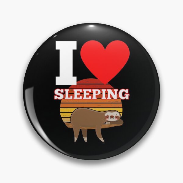 Item preview, I Love Sleeping Funny Lazy Sloth T-shirt designed and sold by RGRamsey.
