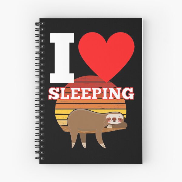 Item preview, I Love Sleeping Funny Lazy Sloth T-shirt designed and sold by RGRamsey.