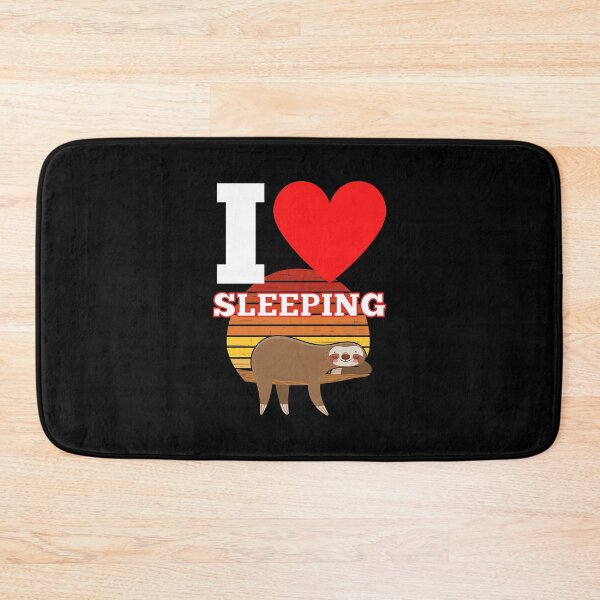 Item preview, I Love Sleeping Funny Lazy Sloth T-shirt designed and sold by RGRamsey.