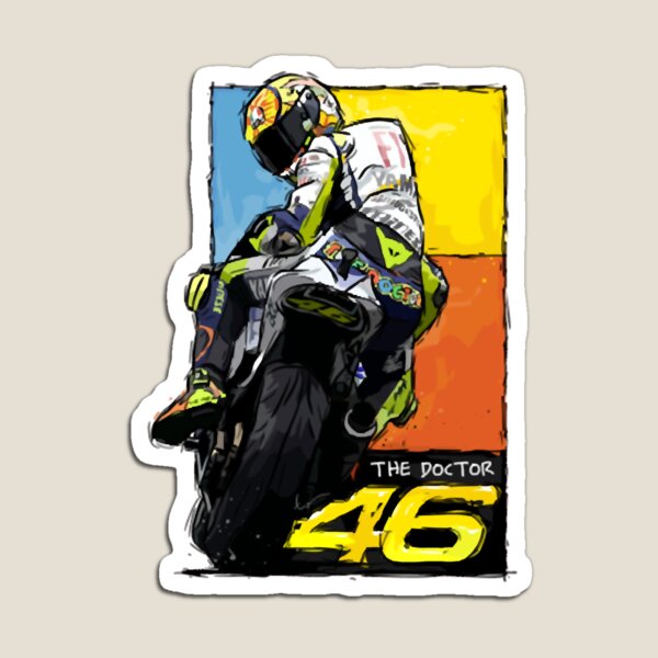 Valentino Rossi Fridge Magnets x2 