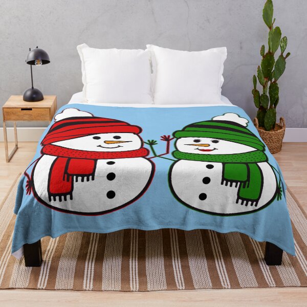 Item preview, His and Her Snow People Snowman Snowwoman designed and sold by janraydesigns.