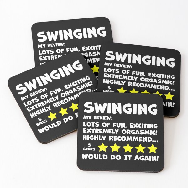 Item preview, Review of Swinging - Fun, Exciting, Extremely Orgasmic 5 Stars Would do it Again! For darker colors. designed and sold by swingersshop.