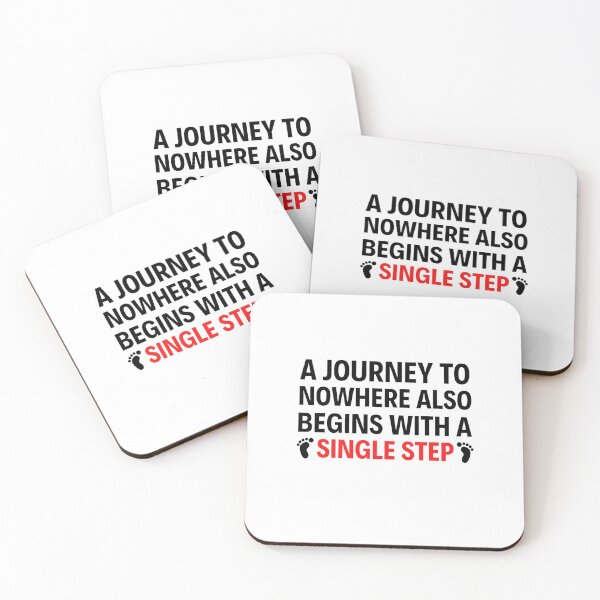 Item preview, A Journey To Nowhere Also Begins With A Singlestep - Funny Coronation Street designed and sold by chetan786.