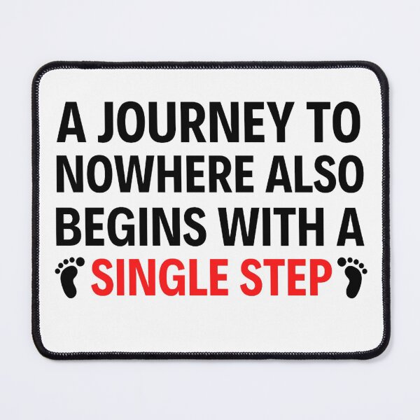 Item preview, A Journey To Nowhere Also Begins With A Singlestep - Funny Coronation Street designed and sold by chetan786.