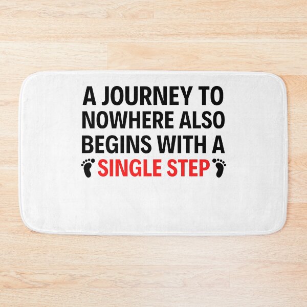 Item preview, A Journey To Nowhere Also Begins With A Singlestep - Funny Coronation Street designed and sold by chetan786.