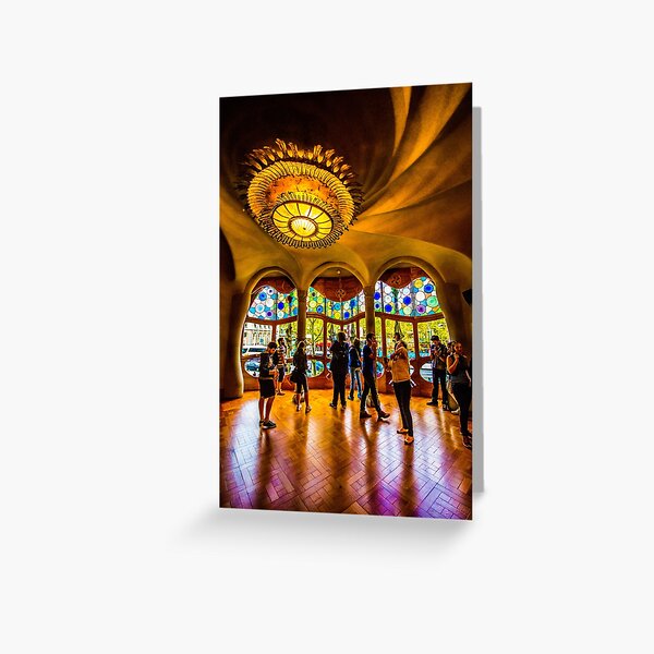 Item preview, View from inside Casa Batllo in Barcelona, Gaudi designed and sold by Luke Farmer.