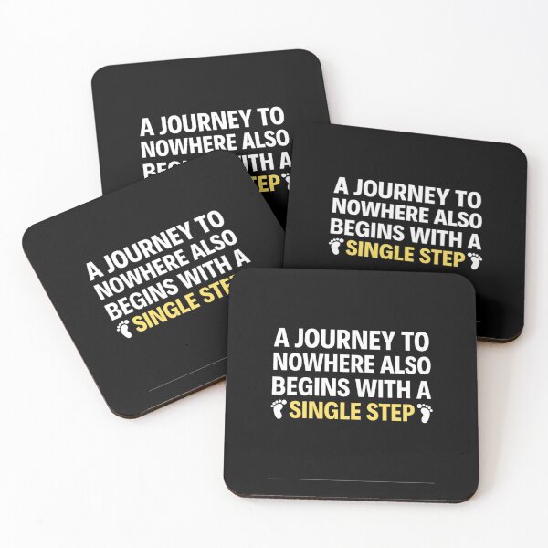 Item preview, A Journey To Nowhere Also Begins With A Singlestep - Funny Coronation Street designed and sold by chetan786.
