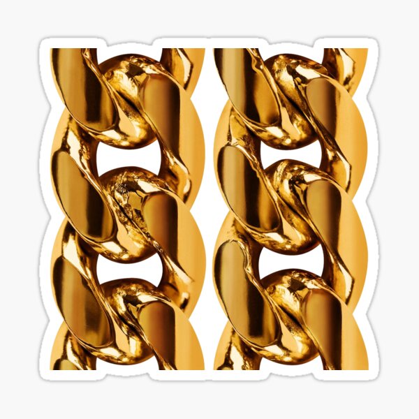 2 Chainz Gold Sticker