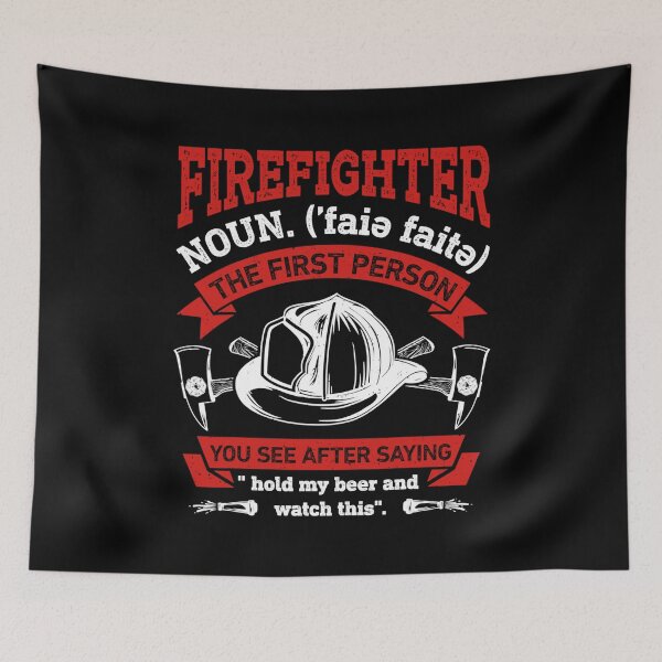Item preview, Pride Work Firefighter Noun Definition Funny Firemen Firefighting Men designed and sold by LKTankdesign.