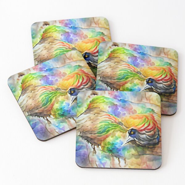 Item preview, Watercolor Rainbow Phoenix designed and sold by Melissa Park.