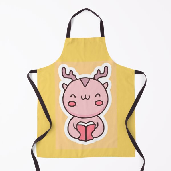 Item preview, Kawaii Deer Reading A Book - Animal Lovers Favorite Children's Decor and Apparel. designed and sold by lduke47.