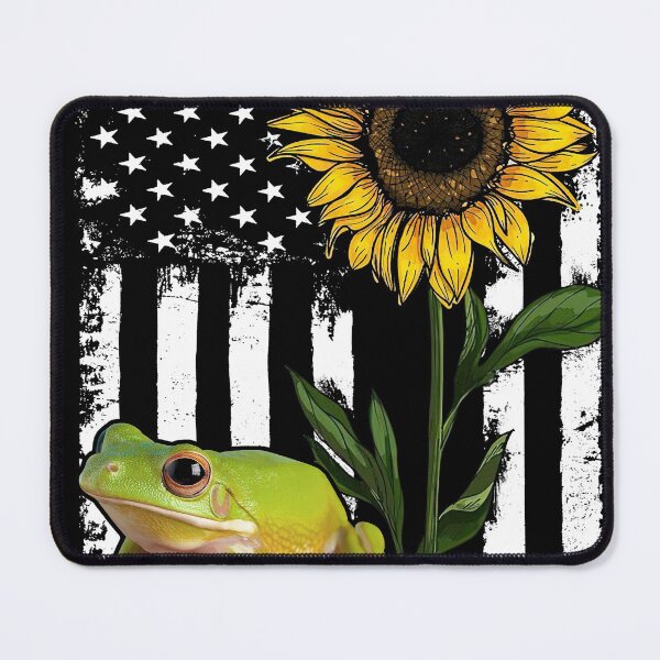 Item preview, Frog American Flag Sunflower Funny  designed and sold by HarrioBend.