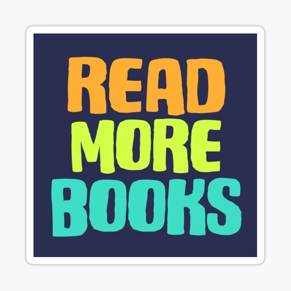 Item preview, READ MORE BOOKS (bright citrus colors) designed and sold by Ofeefee.