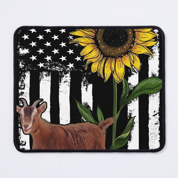 Item preview, Goat American Flag Sunflower Funny  designed and sold by HarrioBend.