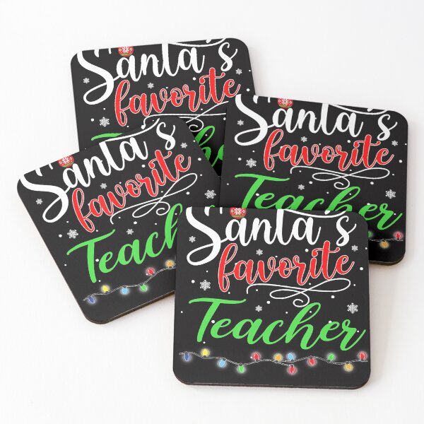 Item preview, Santa's Favorite Teacher Funny Christmas Santa Hat Light designed and sold by BrandyBare.