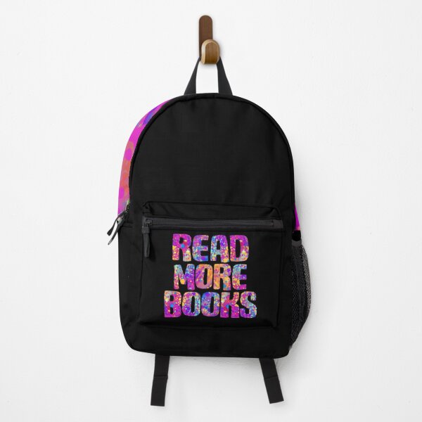 Item preview, READ MORE BOOKS (bright carnival paint splatter colors) designed and sold by Ofeefee.