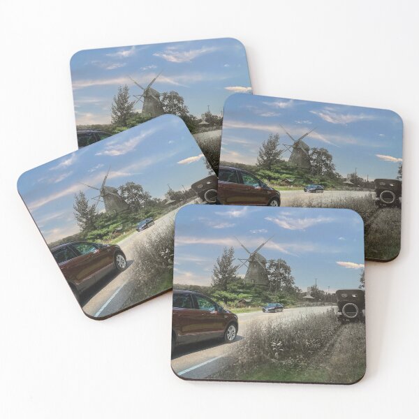 Item preview, Mashup Geneva, IL - Old Fabyan Windmill along Illinois Route 25 designed and sold by Shumway  Studio.