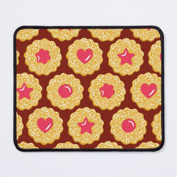 Item preview, Linzer Jam Filled Cookies Pattern Chocolate Brown designed and sold by cashewdays.