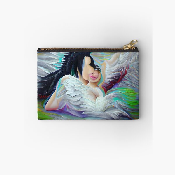 Item preview, Abstract Winged Angel Delilah Ai Art designed and sold by Melissa Park.