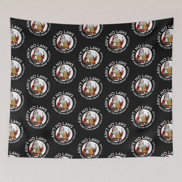 Item preview, Funny no Laws Santa Claus gift idea designed and sold by BRtisticDesigns.