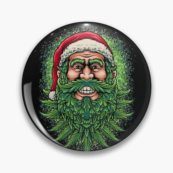 Item preview, SANTA WEEDS HEAD designed and sold by NSCgd.