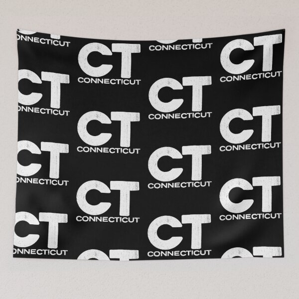Item preview, CT Connecticut State Vintage Typography designed and sold by Creatively Torn.