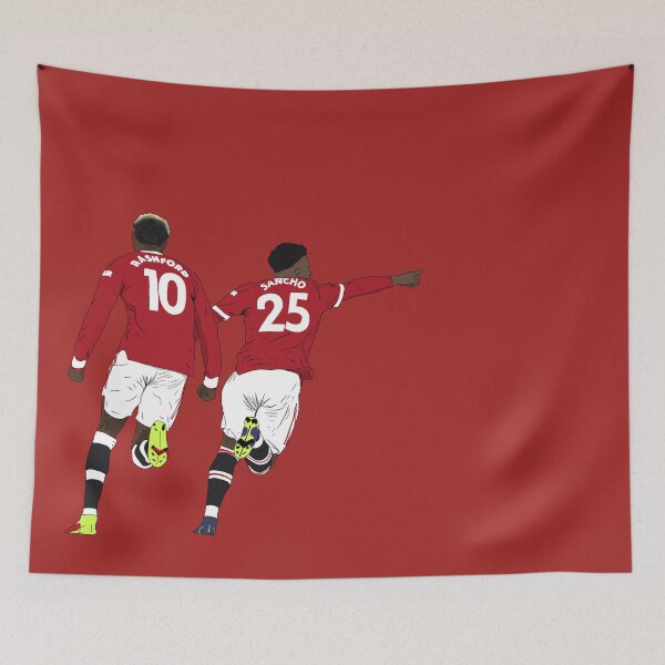 Item preview, Jadon Sancho Marcus Rashford Goal Celebration designed and sold by Hevding.
