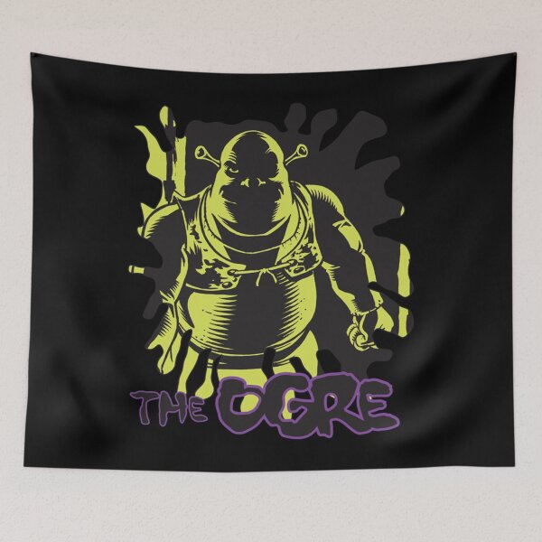 Item preview, Sudadera con capucha y cremallera DreamWorks Shrek the Ogre Splash designed and sold by CurtisLarson32.