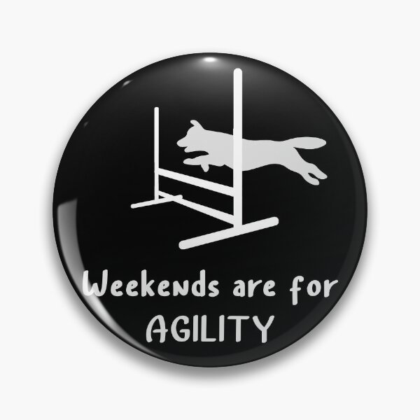 Item preview, Weekends are for Agility White designed and sold by Jessica Schwing.