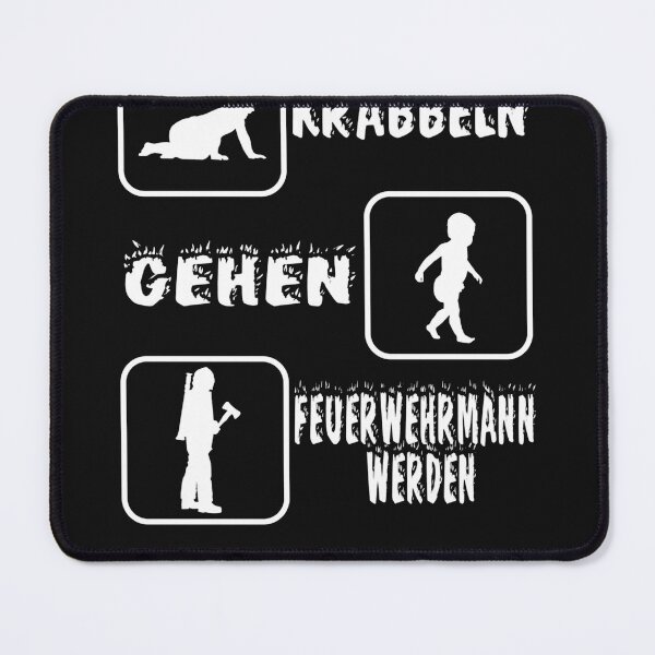 Item preview, A Perfect German Tee For Firemen To Be Saying Krabbeln Gehen Feurwehrman Werden designed and sold by DorothyWickstro.