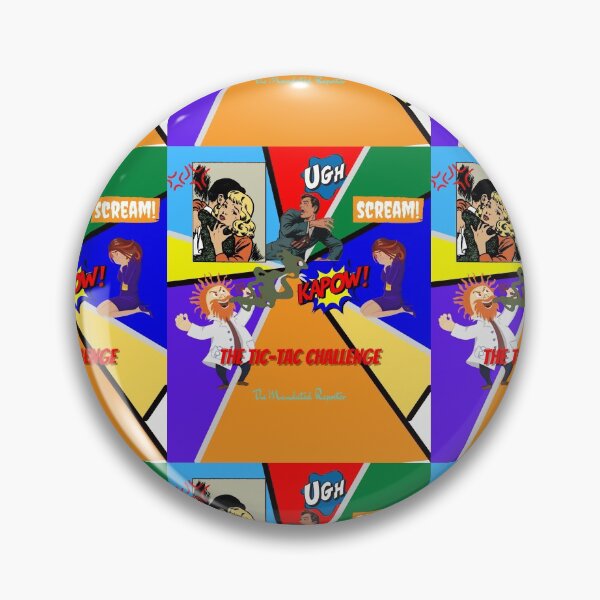 Item preview, Funny Colorful Comic The Tic-Toc Challenge Design designed and sold by TheReporter1.