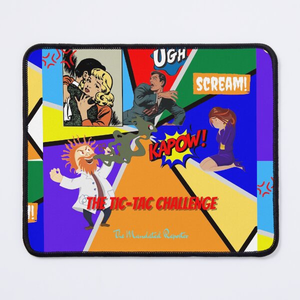 Item preview, Funny Colorful Comic The Tic-Toc Challenge Design designed and sold by TheReporter1.