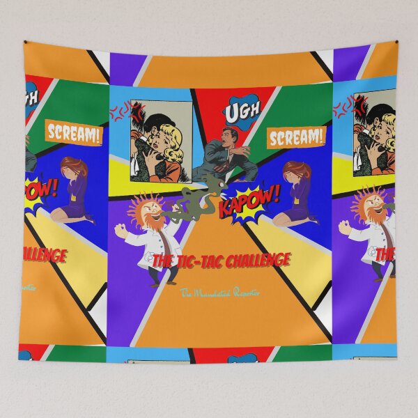 Item preview, Funny Colorful Comic The Tic-Toc Challenge Design designed and sold by TheReporter1.