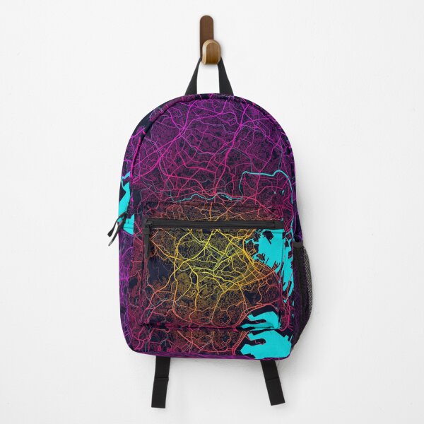 Item preview, Yokohama City Map of Japan - Neon designed and sold by deMAP.