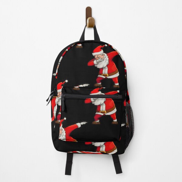Item preview, Santa Dabbing Pattern - Black designed and sold by sticker-vault.