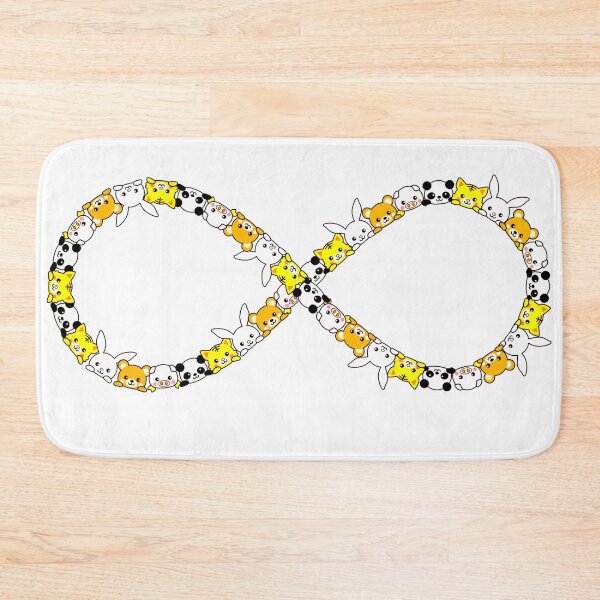 Item preview, CUTE ANIMALS INFINITY PANDA CAT RABBIT designed and sold by ThoughtlessDude.