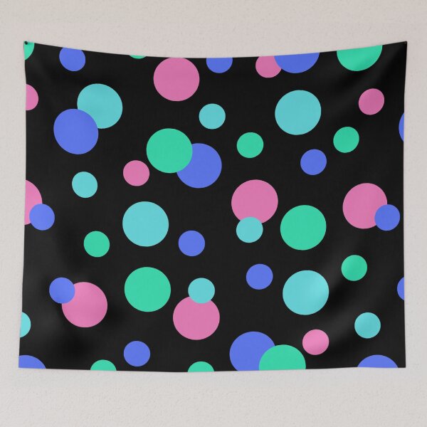Item preview, Colourful Bubble Shape Pattern designed and sold by LMoonDesigns.